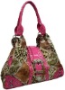 animal print fashion handbag