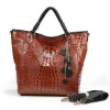 animal print handbag