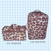 animal printed suitcase