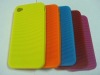 anti scratch case for iphone 4G 100% silicone 50pcs/lot