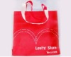 attractive red nonwoven bag