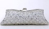 attractive sequins fish scales satin evening bag