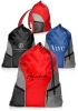 back straps sports polyester Drawstring Backpack
