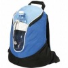 backpack with bottle water