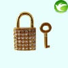 bag diamond lock with key
