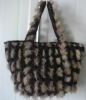 bag,hand knitted bag,wool bag