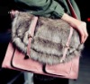 bags handbags fashion with fur decoration L164