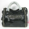 bags handbags,leather tote handbags, rivet handbags EMG8097