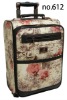 baigou floral material  trolley luggage travel bussiness bag PU