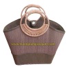 bamboo bag,seashell handbabg,Bead handbag,Embroidery handbag,water hyacinth bag with leather handles