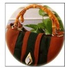 bamboo handbag handle for woman bags