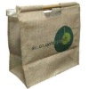 bamboo handle jute tote bag(NV-J026)