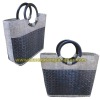 bamboo & jute handbag