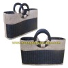 bamboo & jute handbag