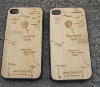 bamboo skin cases engraved unique design