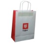 bank plain white paper bag