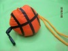 basketball shape polyester pouch bag