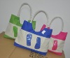 beach tote with flip flops decorated