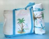 beach towel bag , beach bag with towel