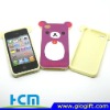bear silicone case for iphone 4G