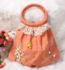 beautiful DIY ribbon embroidery handbags