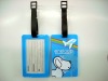 beautiful and cheaper bag Accessories soft pvc luggage tag
