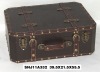 beautiful and durable travel suitcase with rivets