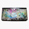 beautiful colorway brocade hasp ladies wallet,fashion purse