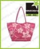 beautiful flower sequin beach bag
