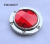 beautiful glass purse hook logo/OEM welcome various style and color