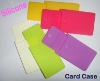 beautiful silicone name card holder