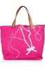beauty canvas lady handbag