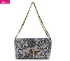 beige lace women envelope bag