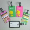 [best selling travel gifts] soft pvc baggage tag