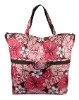 big flower woman's summer tote bag