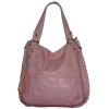 big size ladies pu shoulder bag