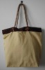 big yellow linen bag