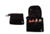 black 600d toiletries pouch, hanging cosmetic bag