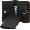 black Leather card holder wallet