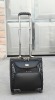 black PU leather inside trolley wenzhou pilot case