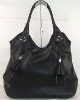 black PU stylish lady handbag