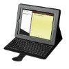 black Wireless Bluetooth Keyboard Leather Case for iPad 2