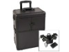 black aluminum train case