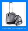 black and white check New design luggage bag