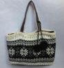 black back knitted bag pattern