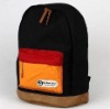 black backpack for men