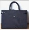 black briefcase  leather business bag  laptop bag