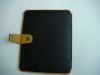 black-brown leather folio briefcase/bag for  IPAD 2