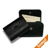 black business card holder