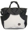 black carry-on diaper nappy bag for baby